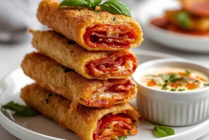 Thumbnail for Keto Pizza Roll Ups (Easy Low-Carb Snack)