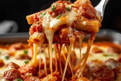 Thumbnail for Loaded Italian Sausage Casserole (Rich & Cheesy Comfort Dinner)