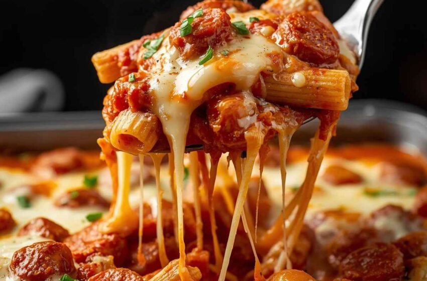 Loaded Italian Sausage Casserole (Rich & Cheesy Comfort Dinner)