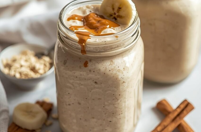 Peanut Butter Oatmeal Smoothie