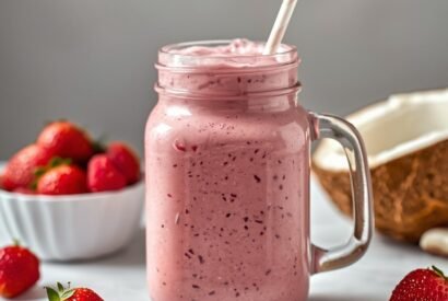 Thumbnail for Pink Glow Drink for Radiant Skin (Healthy Berry Smoothie)