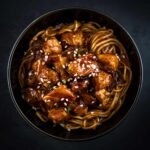 Sticky Garlic Chicken Noodles (Easy High-Protein Dinner)
