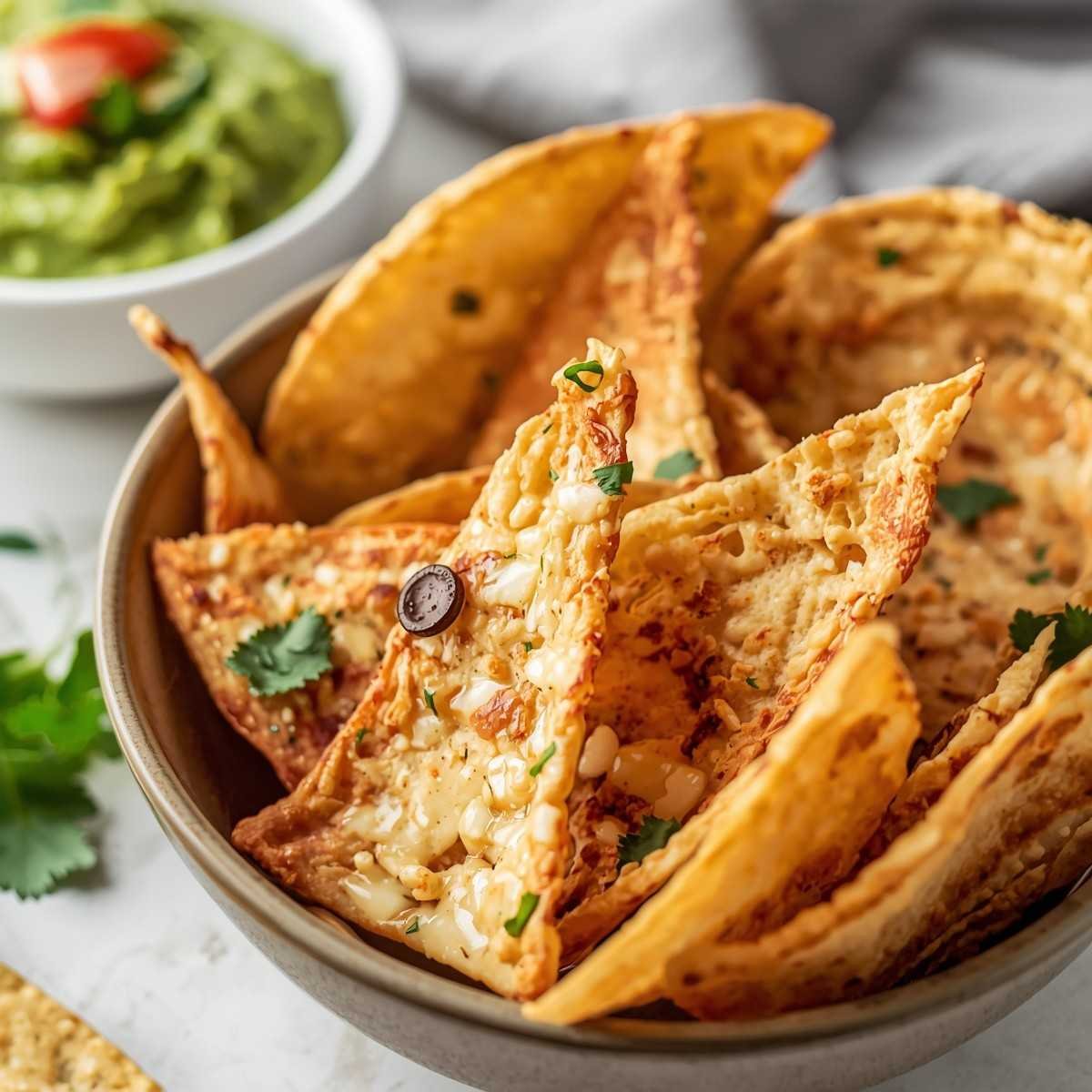 2-Ingredient Keto Tortilla Chips