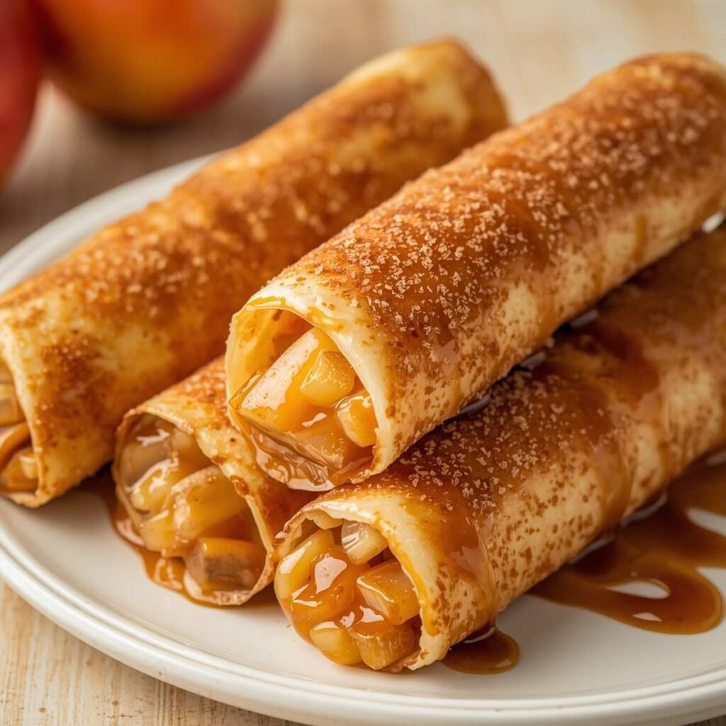 Apple Pie Taquitos (Air Fryer Dessert)