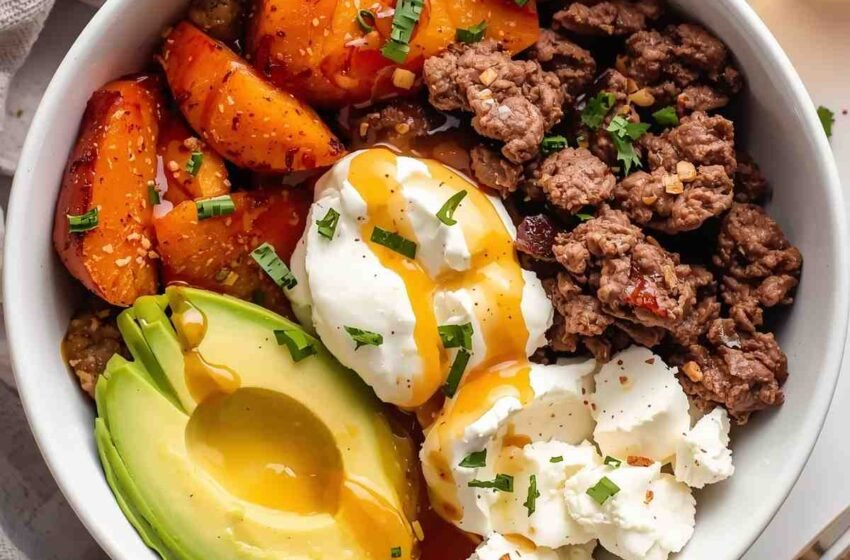 Viral Hot Honey Ground Beef Power Bowl