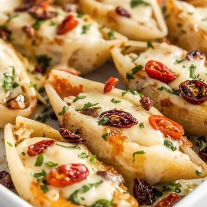 Italian Sun-Dried Tomato & Ricotta Stuffed Shells