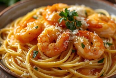Thumbnail for Garlic Butter Shrimp Scampi Pasta