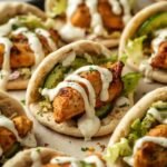 Sheet Pan Chicken Pitas with Herby Ranch Recipe
