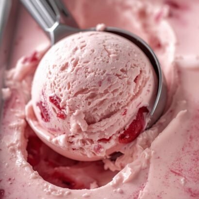 The Best Homemade Strawberry Ice Cream