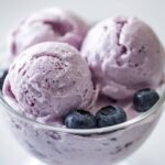 Quick & Easy Blueberry Greek Frozen Yogurt
