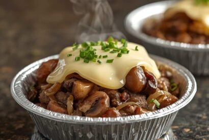 Thumbnail for Keto Mushroom Swiss Burger Bowl