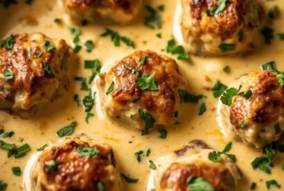 Thumbnail for Creamy Parmesan Turkey Meatballs (Keto + Low Carb)