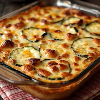 Easy Cheesy Zucchini Bake (Low-Carb, Keto)