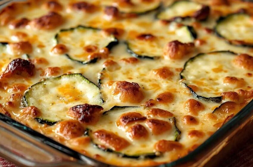 Easy Cheesy Zucchini Bake (Low-Carb, Keto)