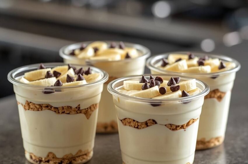 High Protein Banana Pudding Cups