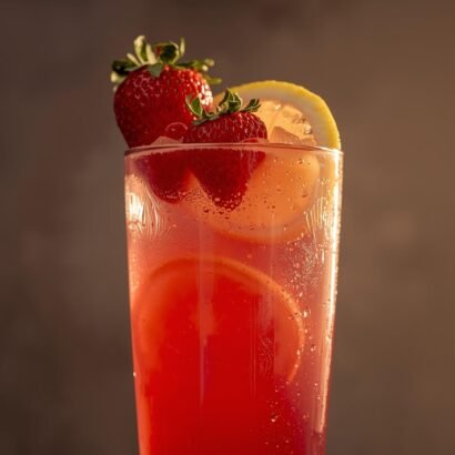 Hibiscus Strawberry-Lemonade Refresher