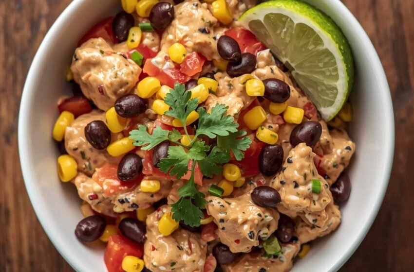 High Protein Southwest Chicken Salad