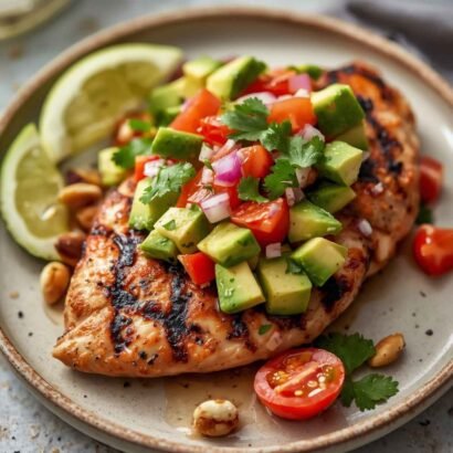 Fiesta Lime Chicken with Avocado Recipe