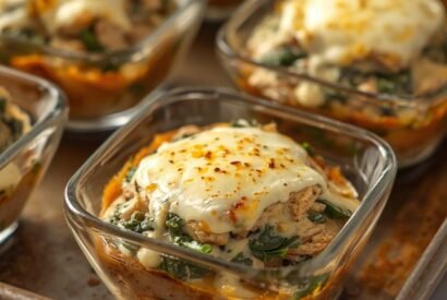 Thumbnail for Keto Spinach Chicken Bowls