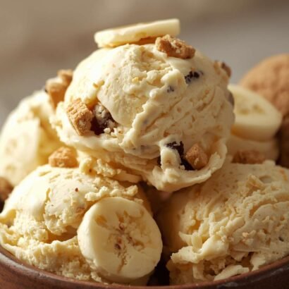 Creamy Banana Pudding Ice Cream