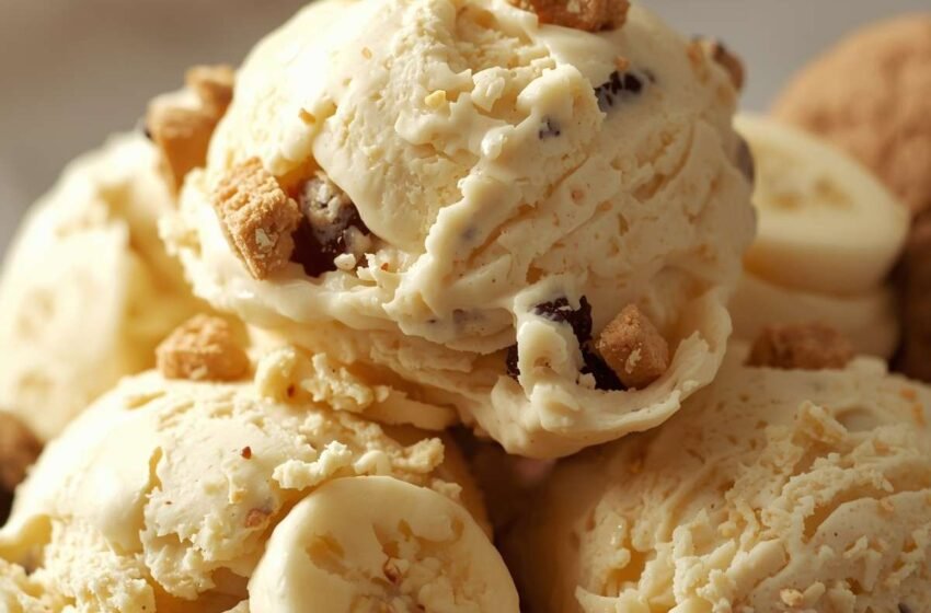Creamy Banana Pudding Ice Cream