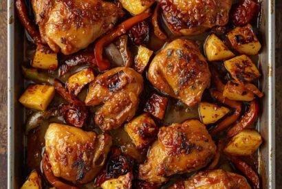 Thumbnail for Hawaiian Chicken Sheet Pan Recipe