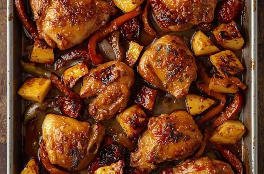 Hawaiian Chicken Sheet Pan Recipe