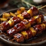 Pineapple BBQ Pork Skewers Recipe