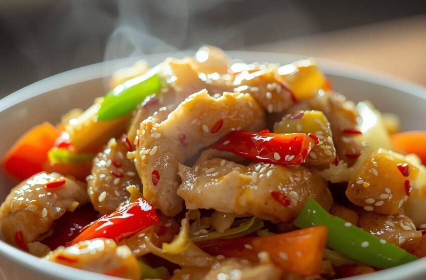 Keto Chinese Chicken Cabbage Stir Fry