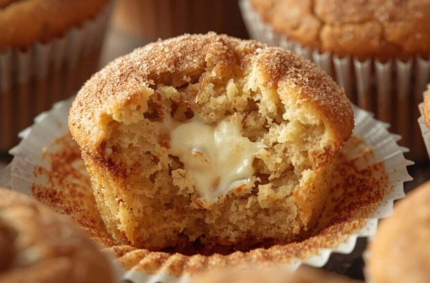 Keto Cinnamon Cream Cheese Muffins