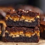 Keto Snickers Brownies