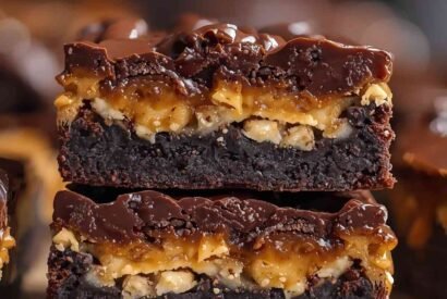 Thumbnail for Keto Snickers Brownies