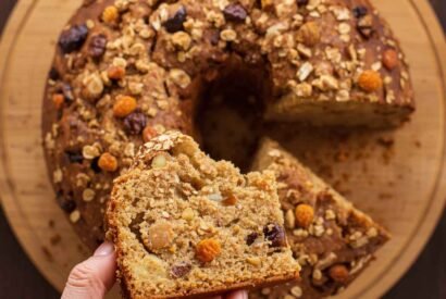 Thumbnail for Healthy Oatmeal Apple Carrot Cake (No Sugar, No Flour)