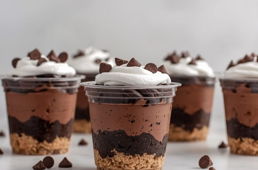 Keto Campfire S’mores Dirt Cups