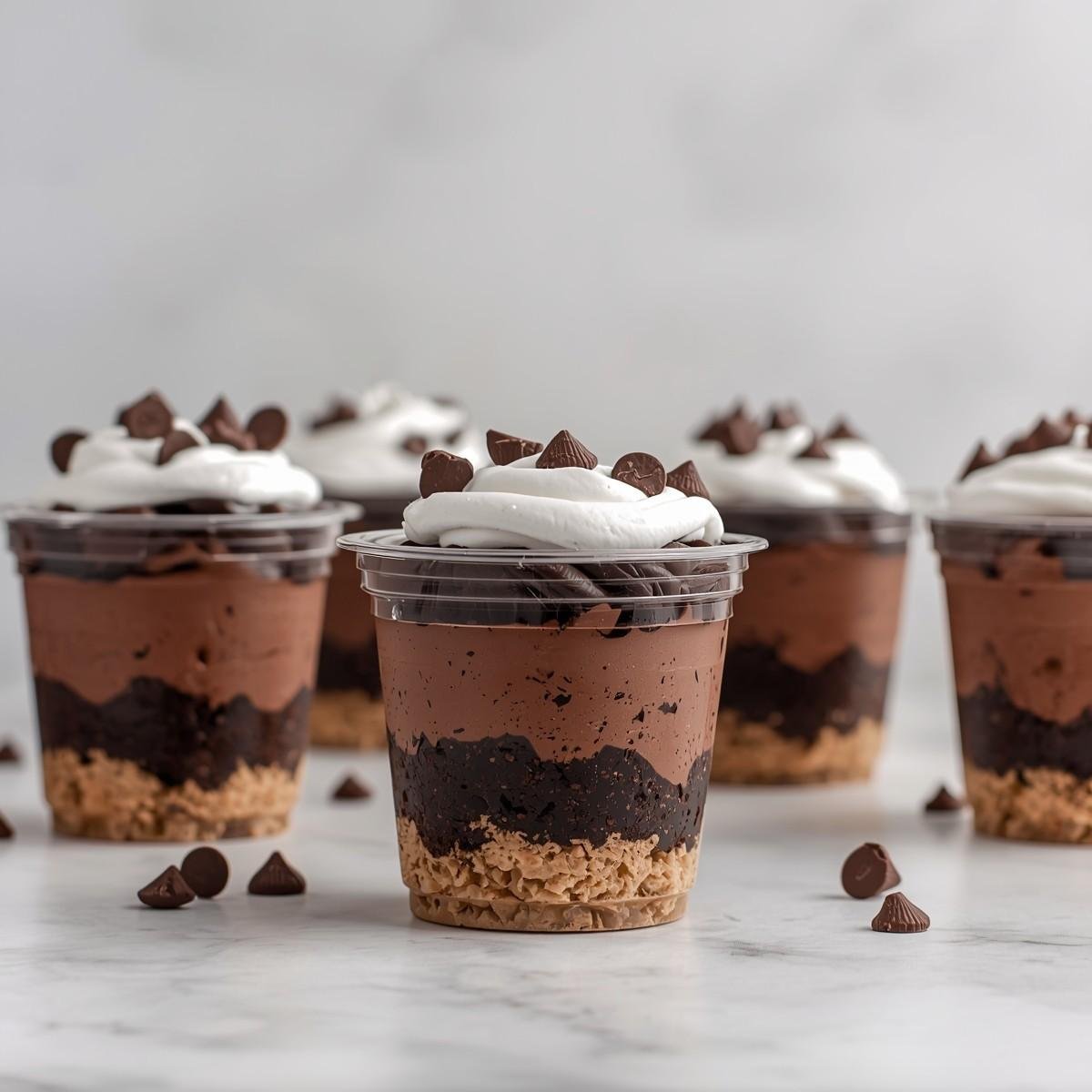 Keto Campfire S’mores Dirt Cups