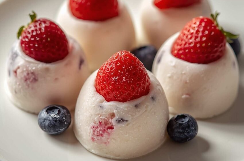 frozen yogurt bites