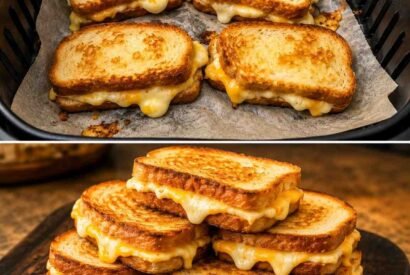 Thumbnail for Air Fryer Egg on Toast Sandwiches