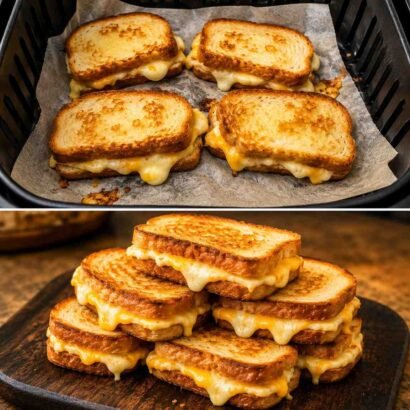 Air Fryer Egg Toast Sandwiches
