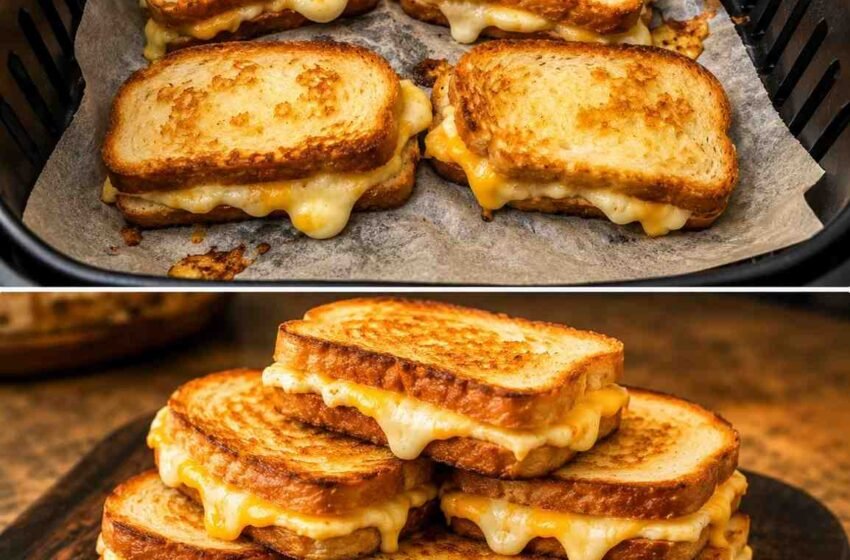 Air Fryer Egg Toast Sandwiches