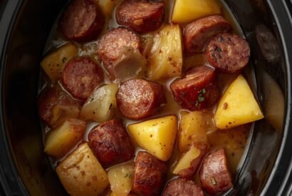Thumbnail for Slow Cooker Sausage and Cabbage