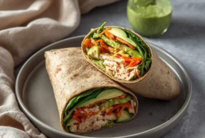 Thumbnail for Cucumber Chicken Green Goddess Wrap