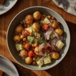 Roasted Potato Tzatziki Bowls