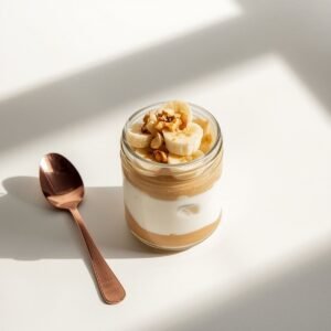 Banana Peanut Butter Yogurt Parfait
