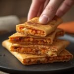 Cheesy Carrot Flatbreads