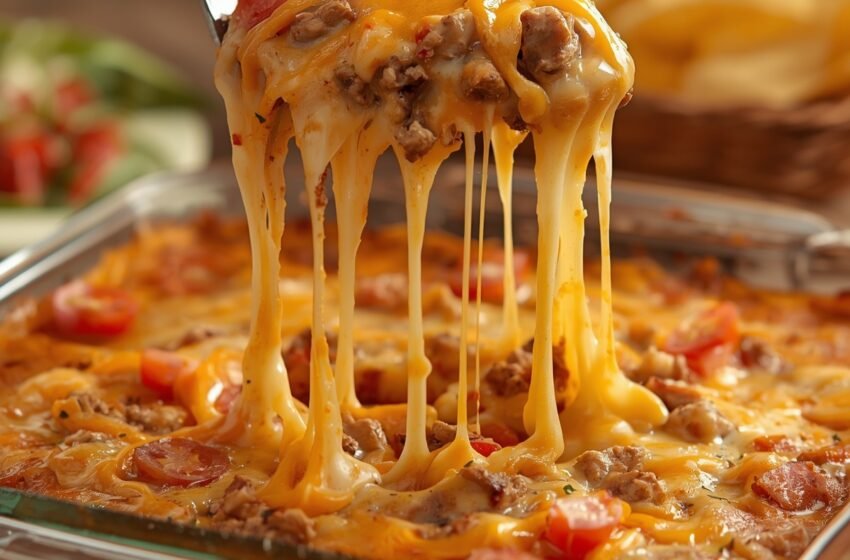 Creamy Cheesy Tex-Mex Casserole Bake