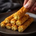 Crispy High-Protein Zucchini Cheese Sticks