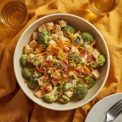 Loaded Chicken Broccoli Salad