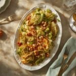 Roasted Cabbage Salad with Lemon-Shallot Dressing