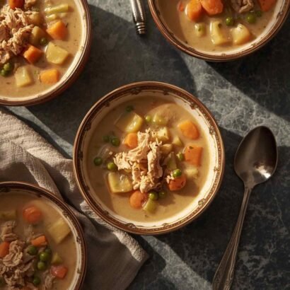 Creamy Turkey Vegetable Soup