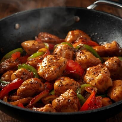 High-Protein Black Pepper Chicken